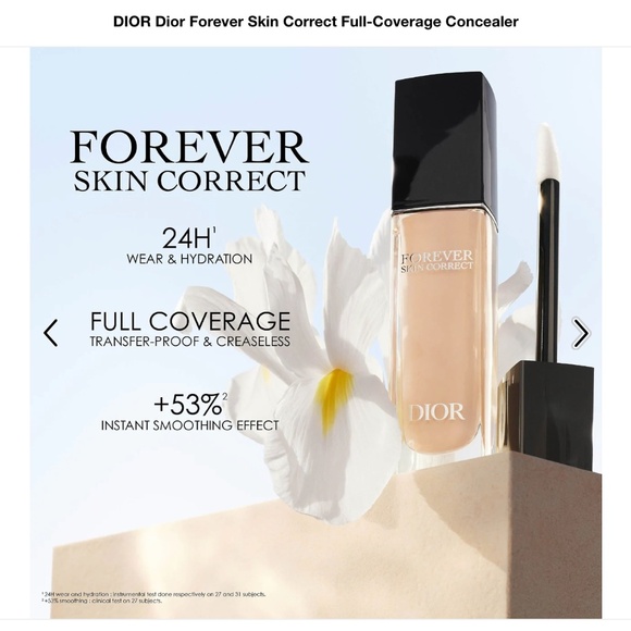DIOR FOREVER SKIN CORRECT FULL-COVERAGE CONCEALER - 2 WARM - Picture 2 of 3